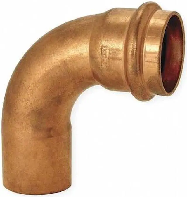 Alt view image 9 of 10 - Viega ProPress 2916.1 Copper Street Elbow, 1/2"