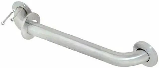 Main image of ZORO SELECT 15188 Concealed Wall Mount Grab Bar, 24" L, Stainless Steel,