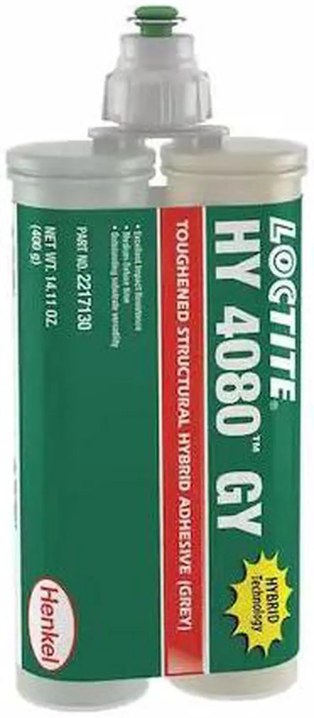 Main image of LOCTITE 2217130 Epoxy Adhesive, HY 4060 Series, Gray, Dual-Cartridge, 1:01 Mix