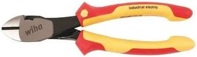 Alt view image 3 of 3 - Wiha 32939 8" Industrial High Leverage Diagonal Cutters - Insulated