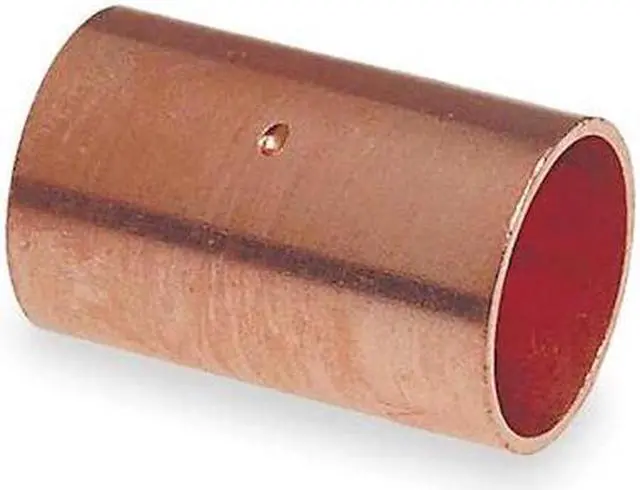 Alt view image 2 of 4 - NIBCO 600DS 11/4 1-1/4" NOM C Copper Dimple Stop Coupling