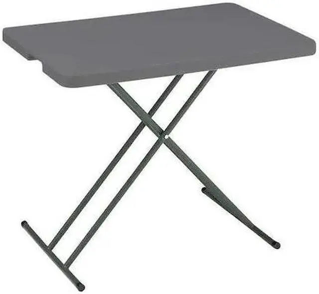 Alt view image 7 of 10 - Iceberg - 65491 - Iceberg IndestrucTable TOO Personal Folding Table - Rectangle Top - X-shaped Base - 30 Table Top
