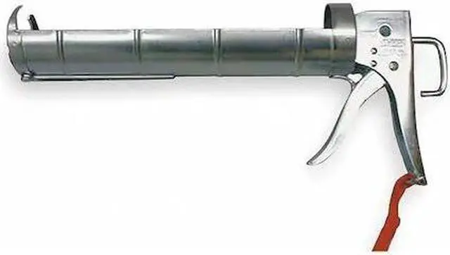 Main image of NEWBORN 315 Caulk Gun, 29 oz Container Size, Steel, 6:01, Half Barrel Frame