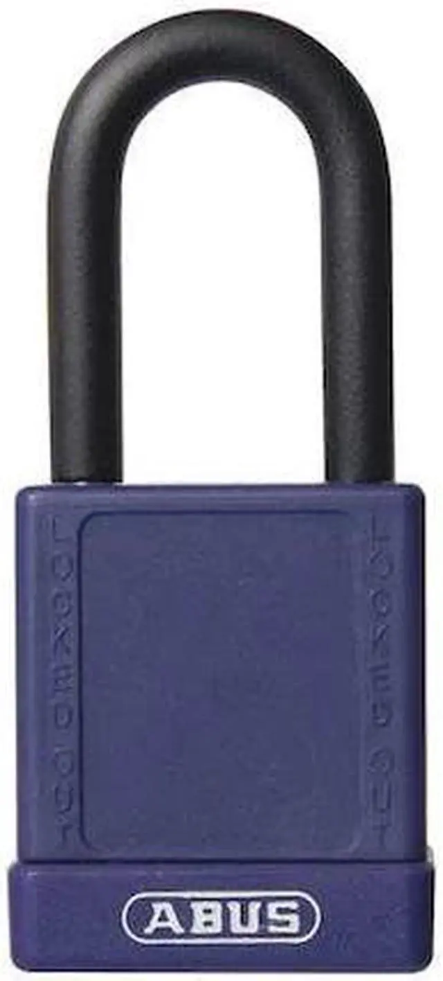 Alt view image 2 of 2 - ABUS 74/40 KD PURPLE Lockout Padlock, KD, Purple, 1-3/4"H