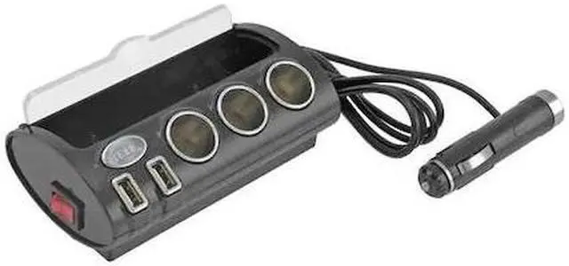 Main image of BELL 22-1-39279-8 5 Outlet 12V Power Station, Dash Mount
