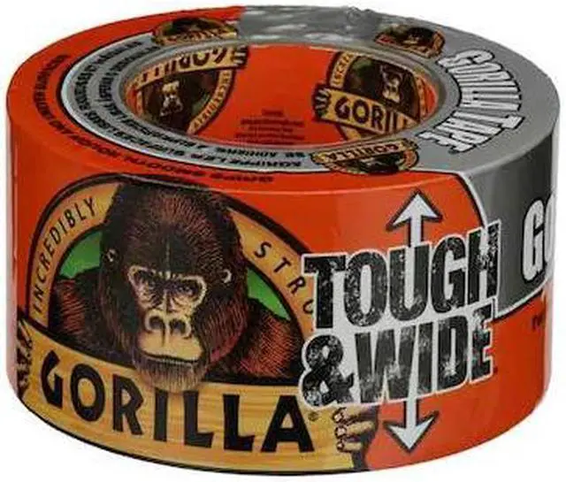 Main image of GORILLA GLUE 105680 Duct Tape,Gray,2 7/8 in x 25yd,16.75 mil