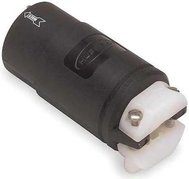 Alt view image 2 of 2 - HUBBELL WIRING DEVICE-KELLEMS HBL23002GB Locking Connector, Non-NEMA, 20 A,