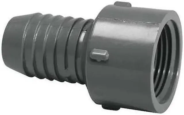 Main image of ZORO SELECT 1435-005 PVC Female Adapter, Insert x FNPT, 1/2 in Pipe Size