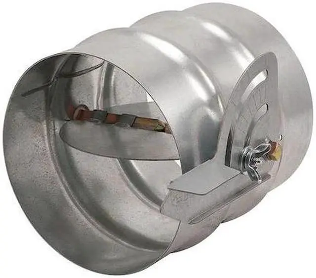 Main image of DAYTON 2TFX9 Balancing Damper,Round, 10 In,Diameter