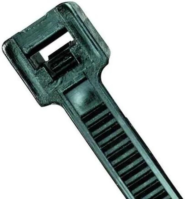Main image of POWER FIRST 36J168 Cable Tie, 18 in L, 4-1/2 in Max Bundle Dia., Black, Nylon
