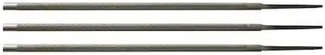 Main image of NICHOLSON 02230B 7/32" x 8" Round Knurl Cut Chainsaw File - 3 Files per Bag