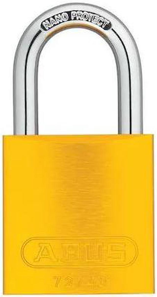 Alt view image 2 of 2 - Abus Lockout Padlock,  PK 12   72/40 KAx12 Yellow