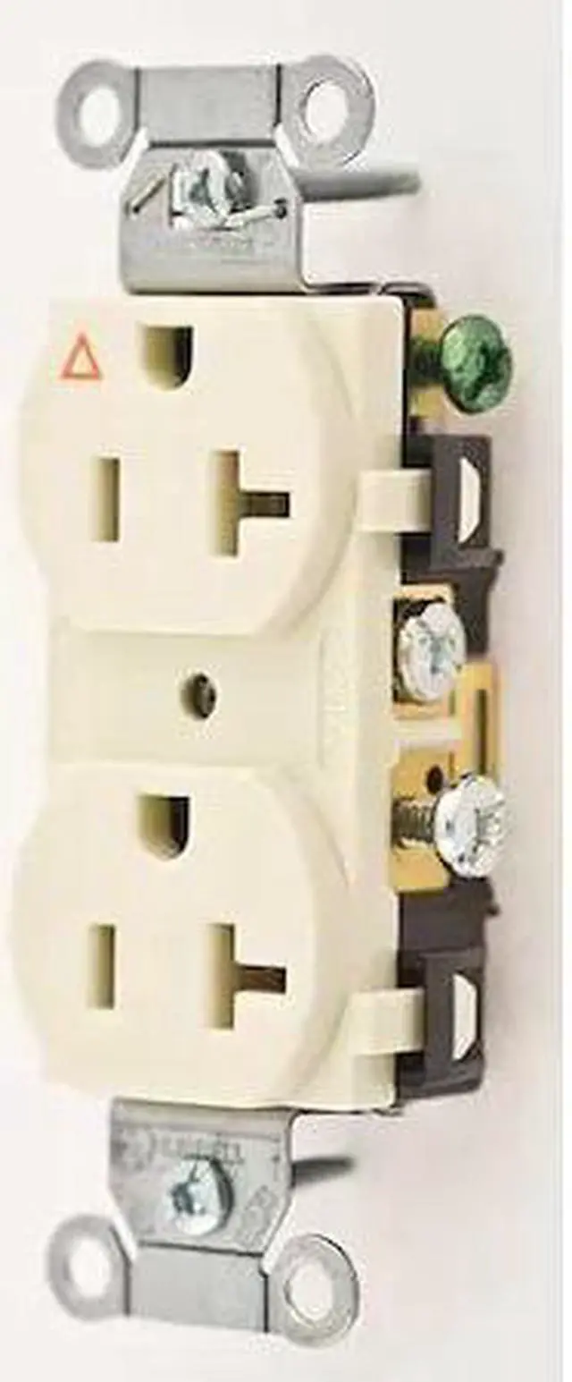 Alt view image 2 of 2 - Hubbell Wiring Device-kellems Receptacle Light Almond  Nylon  IG5352LA