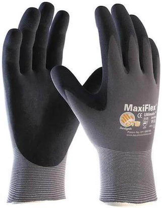 Main image of PIP 34-874V/S Coated Gloves, Micro Foam Nitrile, Palm, Fingers, 4 Abrasion