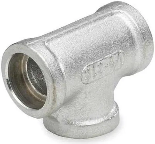 Alt view image 2 of 2 - ZORO SELECT 4307005120 1-1/2" Socket Weld SS Tee