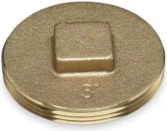 Alt view image 6 of 6 - OATEY 42371 Cleanout Plug,2.5 In,Brass