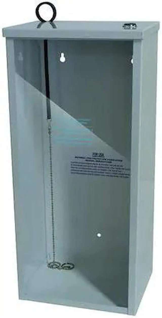Main image of ZORO SELECT 3ZV10 Fire Extinguisher Cabinet, Surface Mount, 22 3/8 in Height, 5