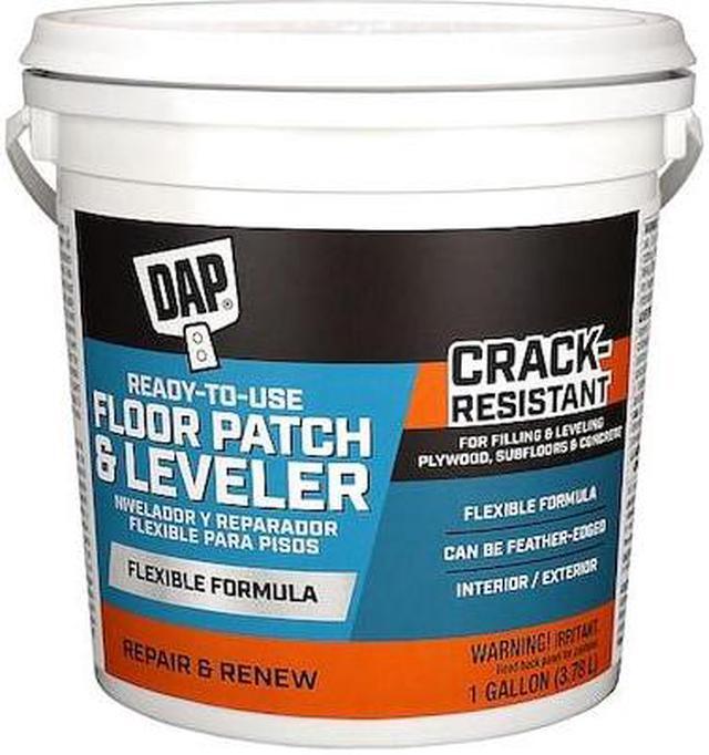 Main image of DAP 59190 Flexible Floor Patch & Leveler, 1 gal, Pail, Light Gray, Flexible