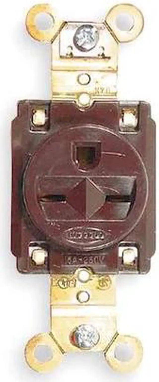Main image of HUBBELL WIRING DEVICE-KELLEMS HBL5661 Straight Blade Receptacle, 6-15R, 15 A,