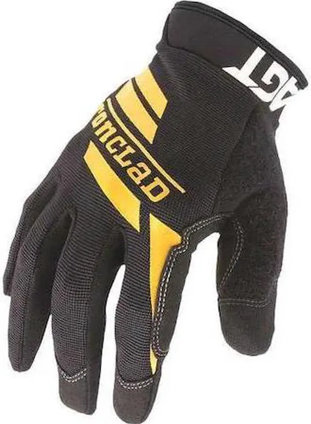 Alt view image 2 of 3 - Mechanics Gloves, Light Duty, S, Black, Pr