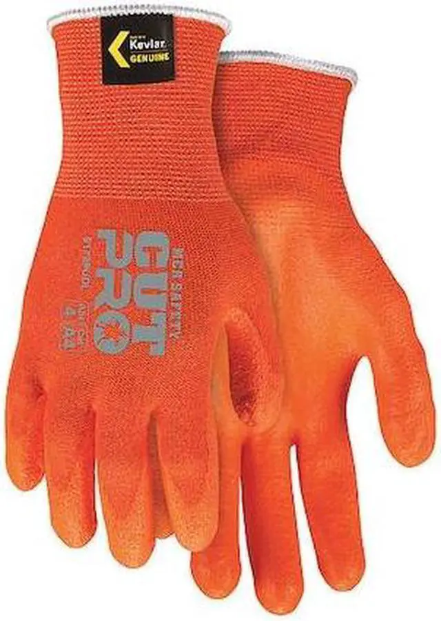 Main image of MCR SAFETY 9178PUOS Cut Resistant Gloves,Sz S,Orange,PR