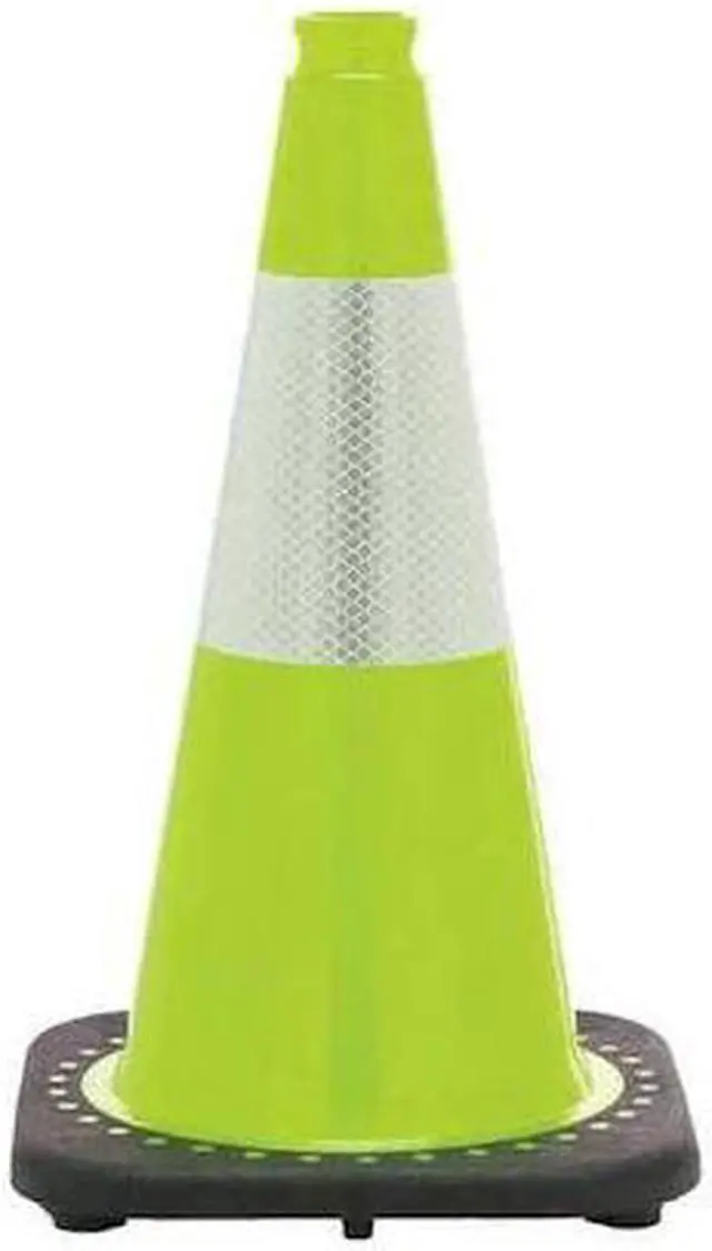 Main image of ZORO SELECT RS45015C-L3M6 Traffic Cone, PVC, High-Intensity Prismatic, 18 in