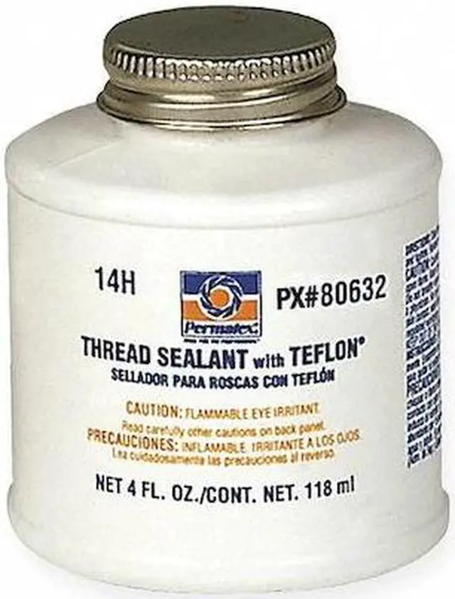Alt view image 8 of 11 - Permatex 4 oz Thread Sealant With PTFE - White