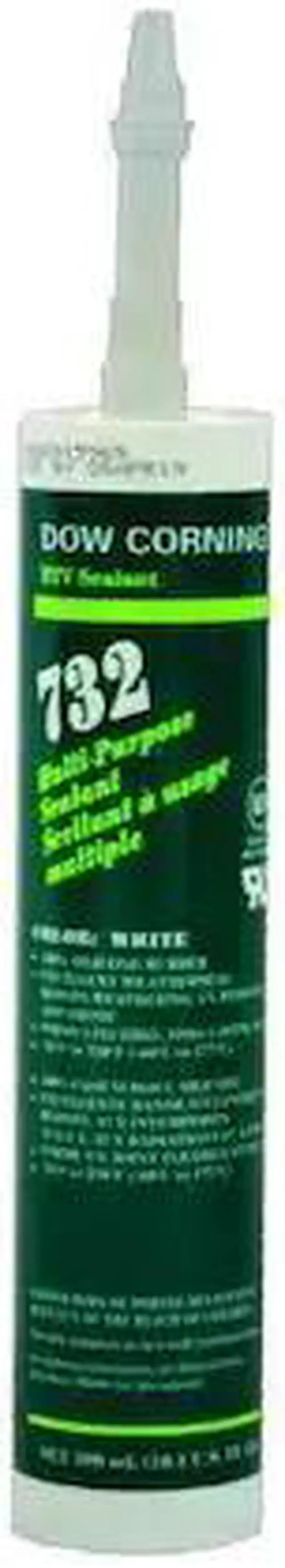 Alt view image 2 of 2 - Dow Corning White Sealant, Silicone, 10.1 oz. 10.1 oz. White   1892118