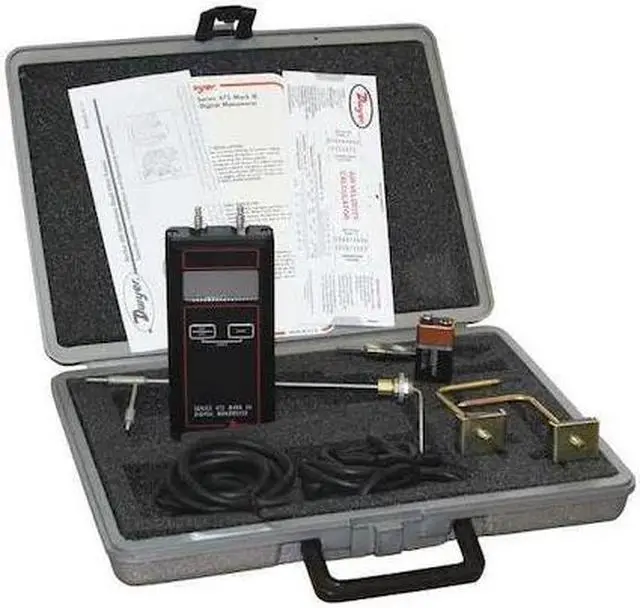 Main image of DWYER INSTRUMENTS 475-2-FM-AV Air Velocity Kit,Digital,40.00 In WC