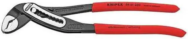 Alt view image 3 of 4 - KNIPEX 88 01 250 SBA 10 in V-Jaw Water Pump Plier Serrated, Plastic Grip