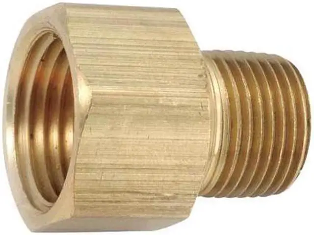 Main image of ZORO SELECT 706120-0804 Brass Reducer, FNPT x MNPT, 1/2" x 1/4" Pipe Size