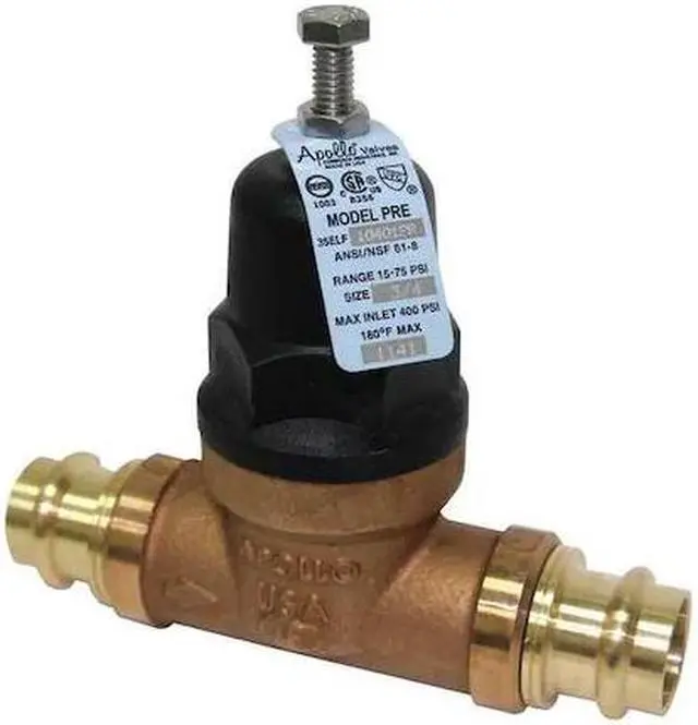 Alt view image 3 of 3 - APOLLO VALVES 36ELF10301PR Water Pressure Reducing Valve,1/2 In.
