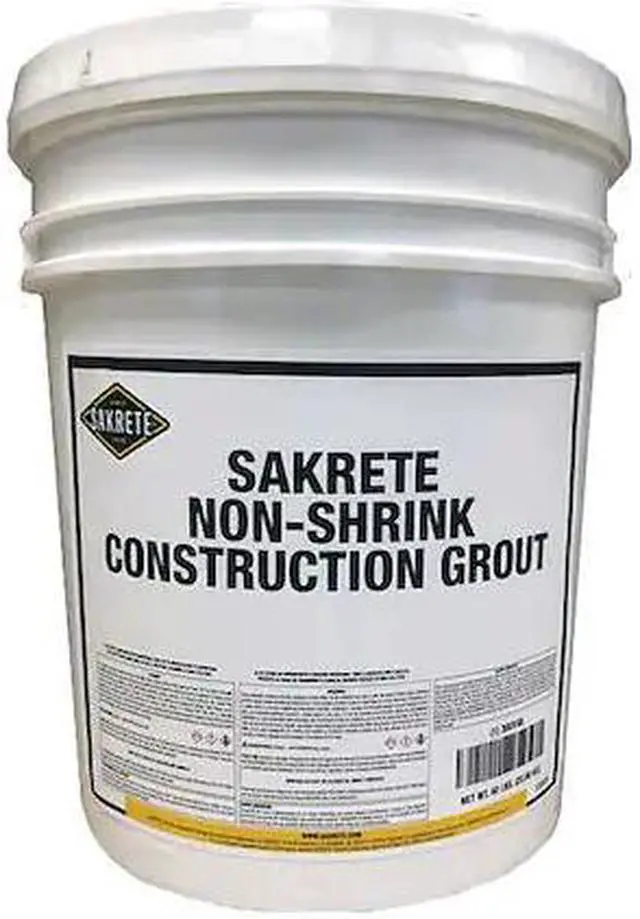 Alt view image 2 of 2 - SAKRETE 120024 Grout, Pail, Gray, Non-Shrink Construction