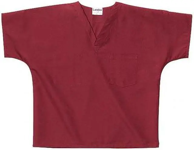 Main image of LANDAU 7502RWPMED Scrub Shirt,M,Wine,Unisex