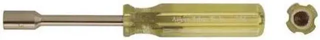 Main image of AMPCO SAFETY TOOLS ND-1/4 Nut Driver,1/4 in,Solid,Fluted,3-7/16 in