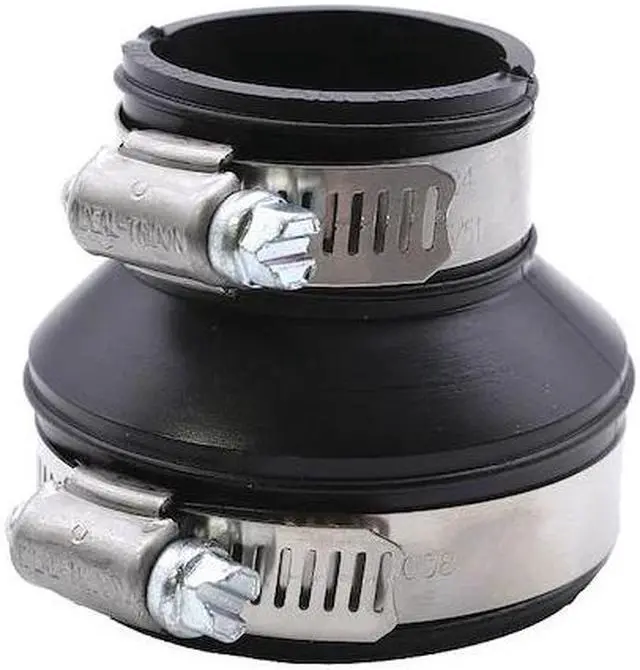 Alt view image 2 of 4 - Fernco Flexible 2 In. x 1-1/2 In. PVC Drain and Trap Connector PDTC-215
