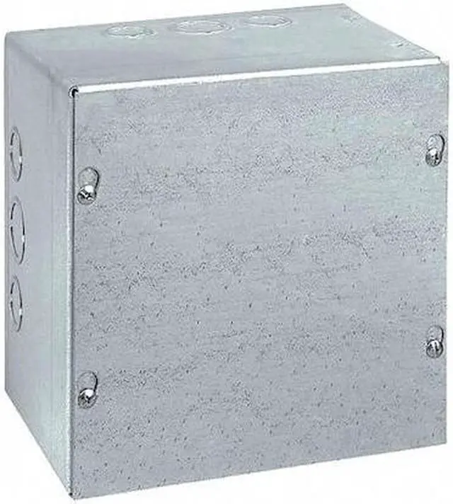 Alt view image 2 of 3 - WIEGMANN SC080804G Captive Screws Electrical Enclosures, 8 in H, 4 in D, 8 in