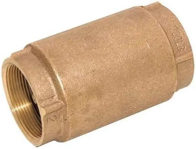 Main image of ZORO SELECT 6AJY2 3/4" NPT Bronze Spring Check Valve