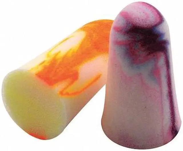 Alt view image 2 of 13 - SparkPlugs Single-Use Earplugs, Cordless, 33NRR, Random Color Patterns