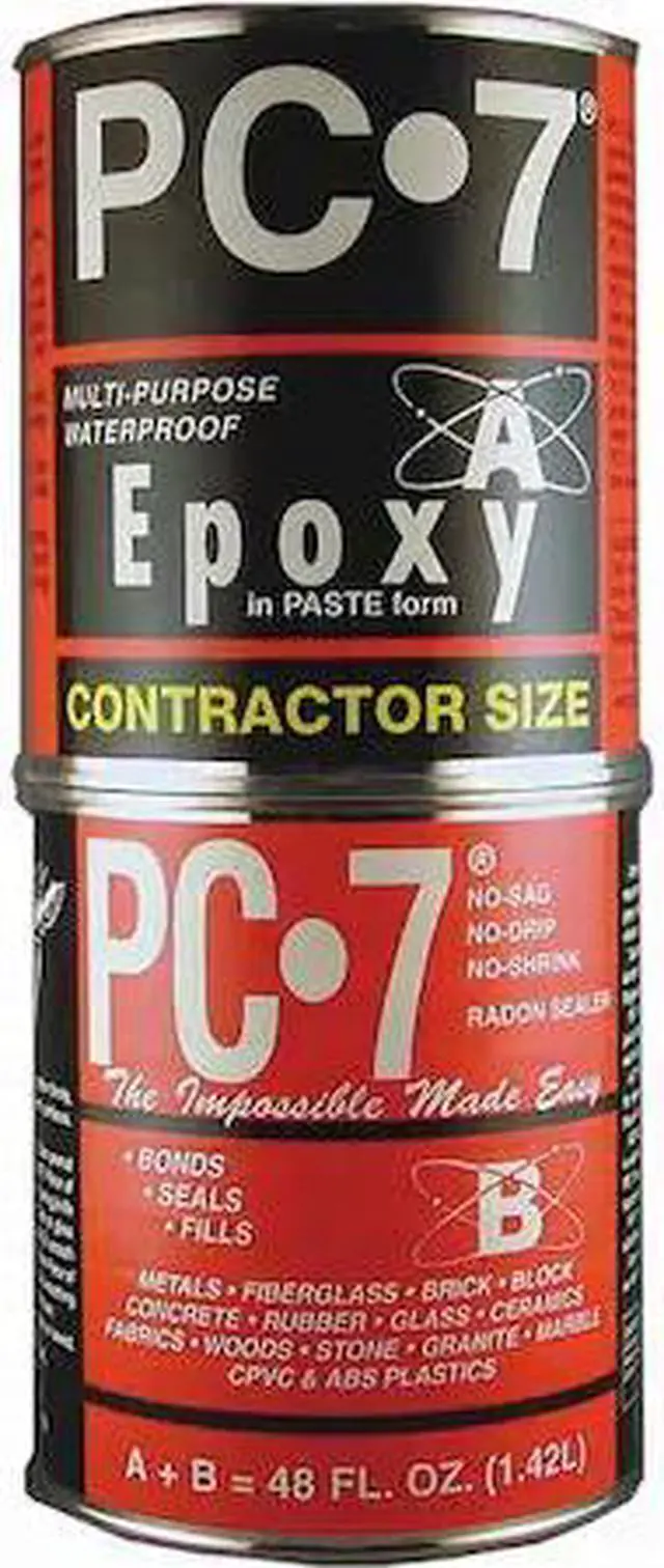 Alt view image 3 of 3 - PC PRODUCTS 647776 Epoxy Adhesive, Can, 4 lb, Gray, 1:1 Mix Ratio, Not Rated