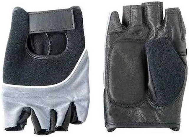 Main image of CONDOR 2HEW7 Anti-Vibration Gloves,L,Blk/BL/Silver,PR