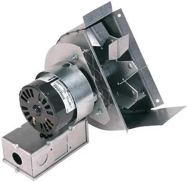 Alt view image 2 of 2 - FIELD CONTROLS DI-3 Draft Inducer, 115, Galvanized Steel, 9 in H., 8 Inlet and