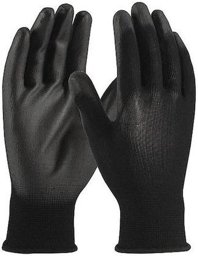 Main image of PIP 33-B115 Coated Gloves, Polyester, Smooth, Palm, Knit, Black