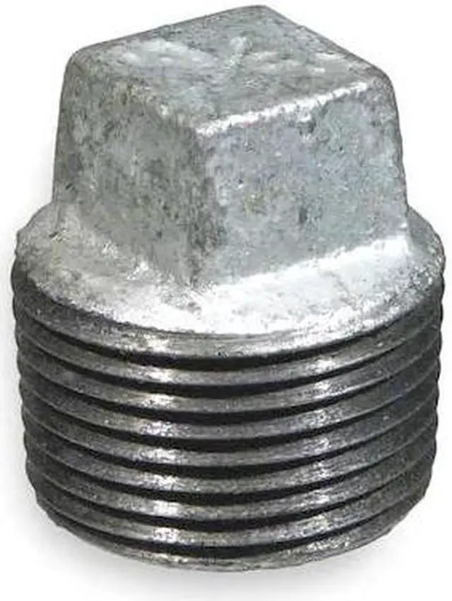 Main image of ZORO SELECT 5P911 3/4" MNPT Galvanized Square Head Plug