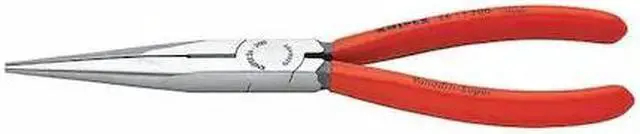 Main image of Knipex Needle Nose Plier, 8" L, 11/16" Jaw  Vanadium Steel  26 11 200