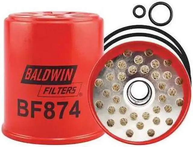 Main image of BALDWIN FILTERS BF874 Fuel Filter, 3-13/16x3-15/32x3-13/16 In