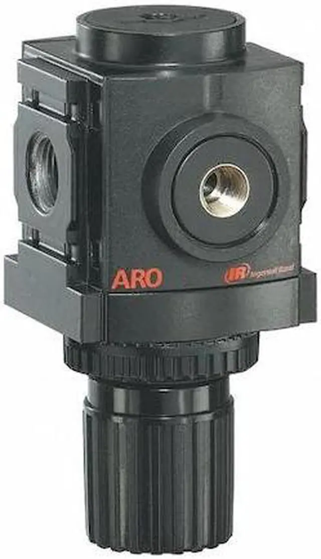 Alt view image 2 of 3 - ARO R37121-100 Air Regulator,1/4 In. NPT,59 cfm,250 psi