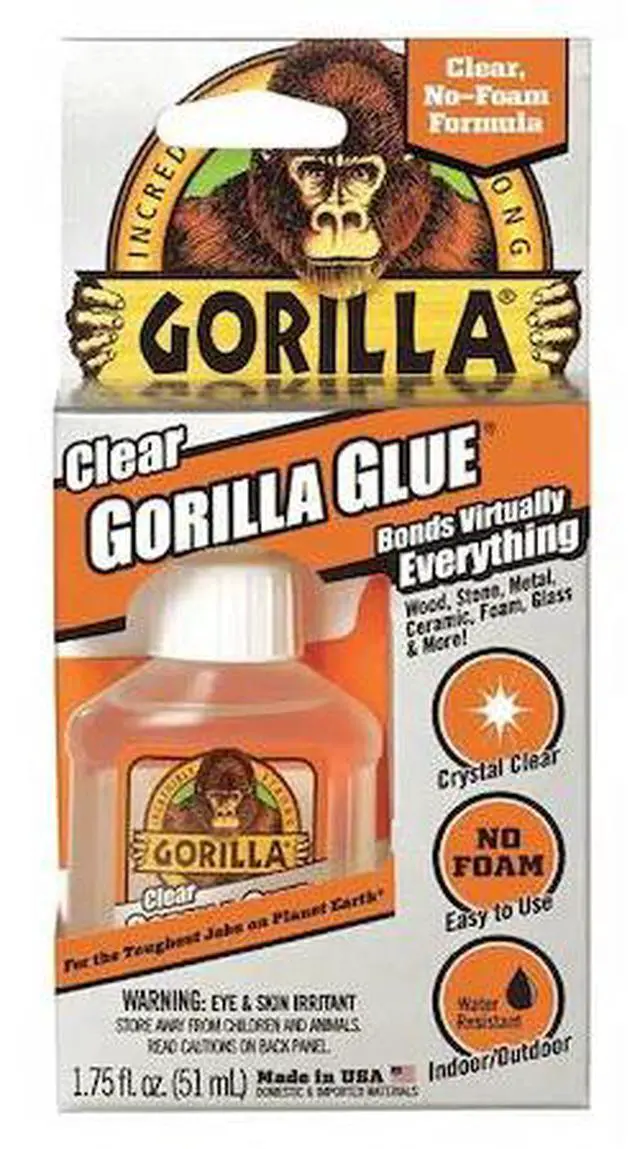 Alt view image 2 of 14 - GORILLA GLUE 4500102 Spray Adhesive, Clear, 24 hr Full Cure, 14 oz, Aerosol Can