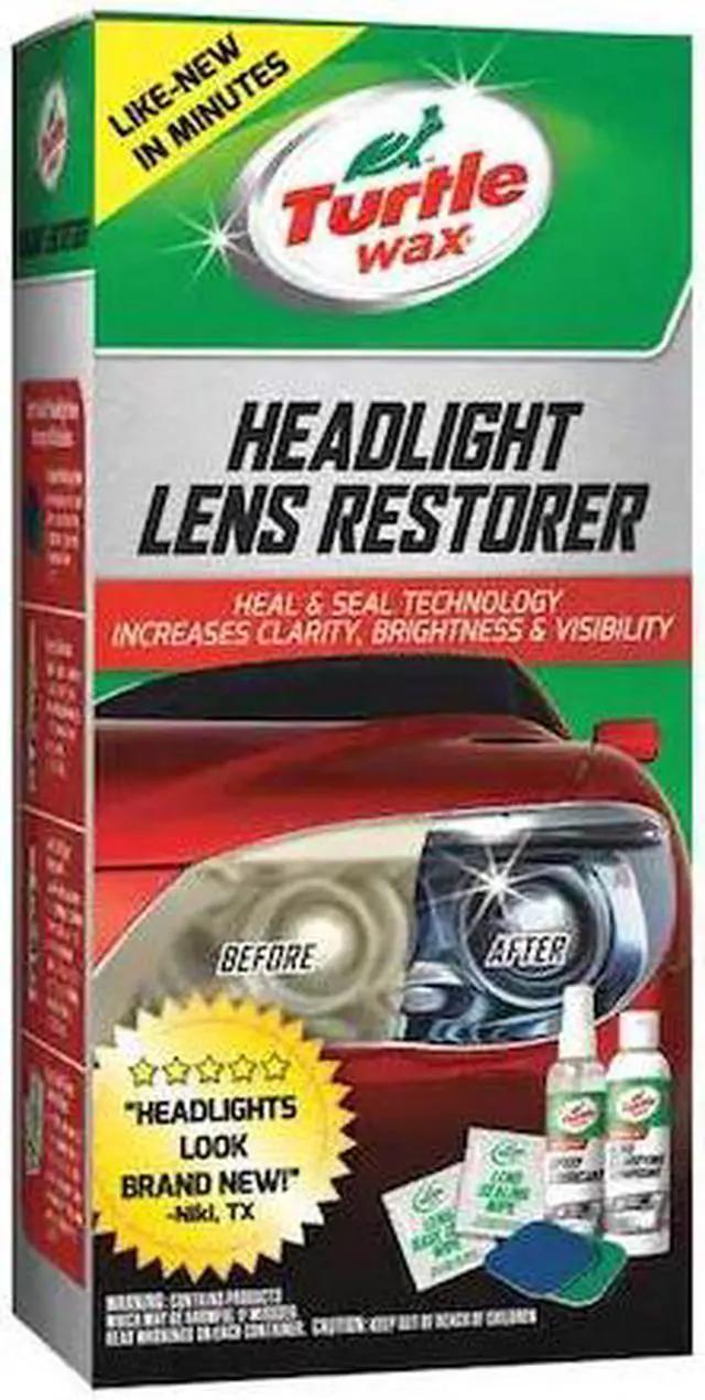 Alt view image 7 of 7 - TURTLE WAX T240KT Headlight Lens Restoration Kit