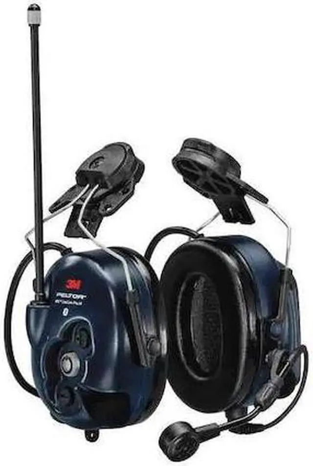 Main image of 3M PELTOR MT73H7P3E4D10-NA Hard Hat Mounted Communication Headset, 25 dB, Dark